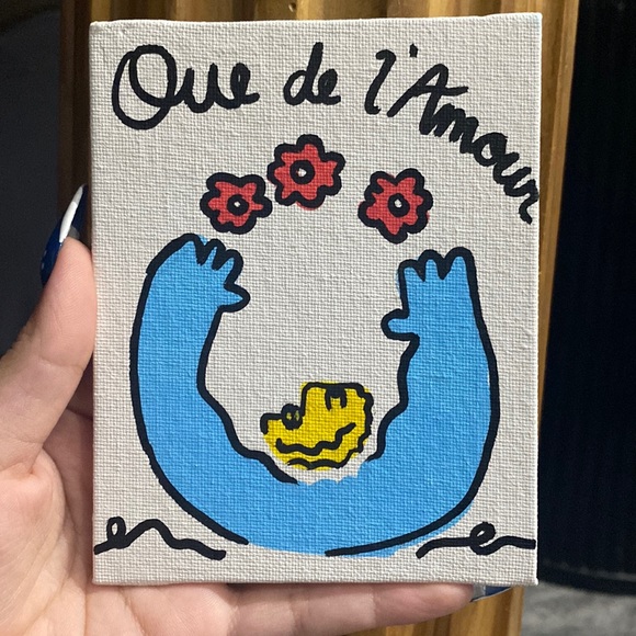 ONLY LOVE ~ HAND PAINTED | SUPPORT A LOCAL ARTIST - Picture 3 of 3